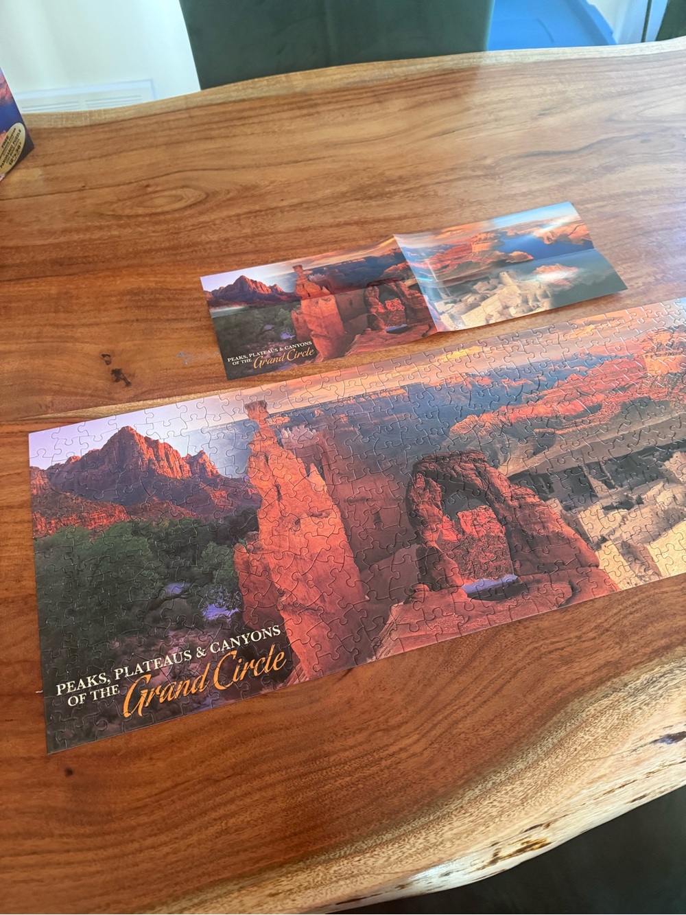 Grand Circle Panorama Canyon Jigsaw Puzzle 500pc - Scenic Red Orange Mountains